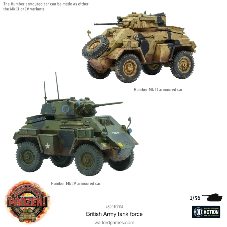 Achtung Panzer! British tank force
