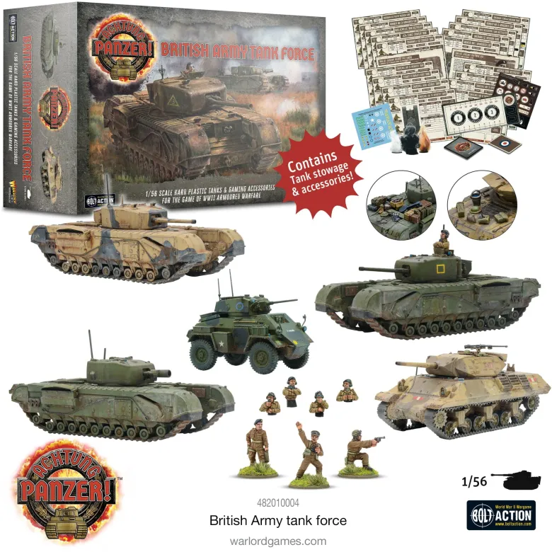 Achtung Panzer! British tank force