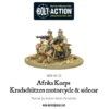 Afrika Korps Kradschutzen Motor & Sidecar
