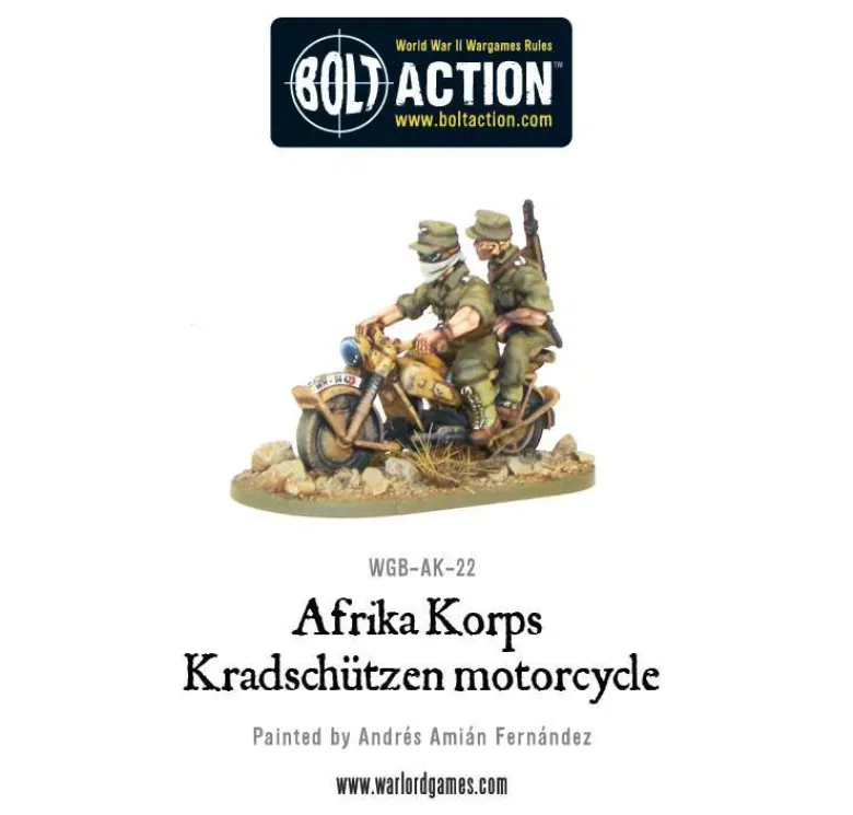 Afrika Korps Kradschutzen Motorcycle