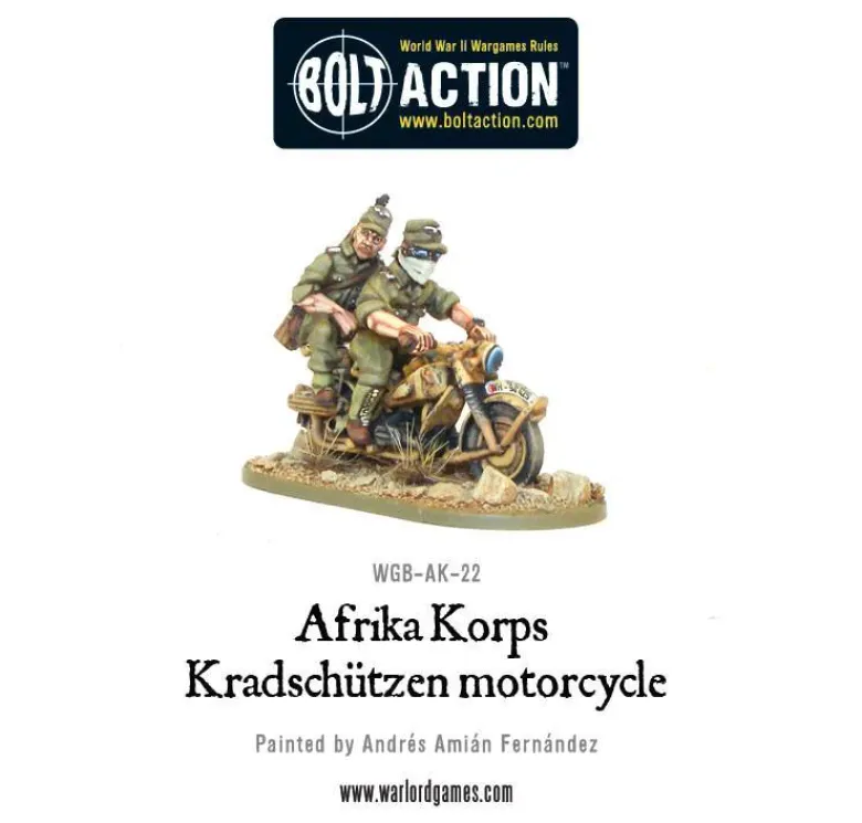 Afrika Korps Kradschutzen Motorcycle