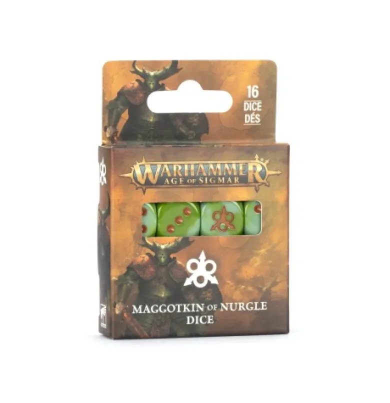 Age of Sigmar: Maggotkin of Nurgle Dice Set