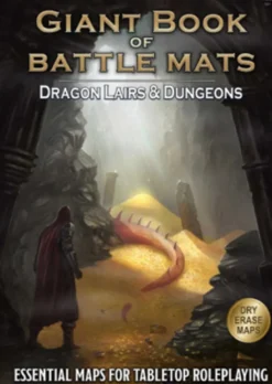 A Giant Book of Battle Mats - Dragon Lairs & Dungeons