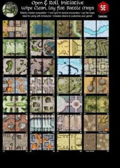 A Giant Book of Battle Mats - Dragon Lairs & Dungeons