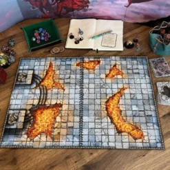 A Giant Book of Battle Mats - Dragon Lairs & Dungeons