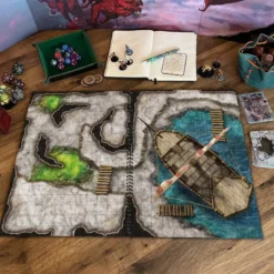 A Giant Book of Battle Mats - Dragon Lairs & Dungeons