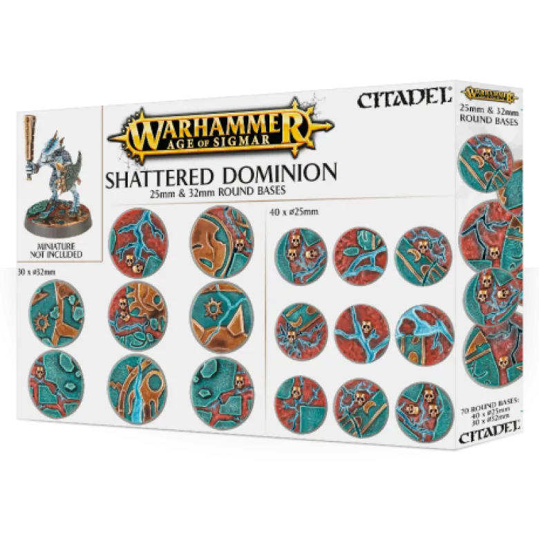 AoS: Shattered Dominon 25 & 32 mm Round Bases