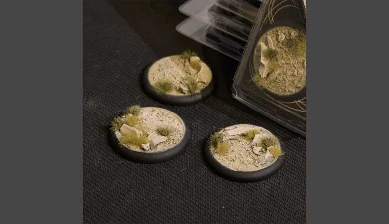 Arid Steppe Bases, Round Lip 50mm (x3)