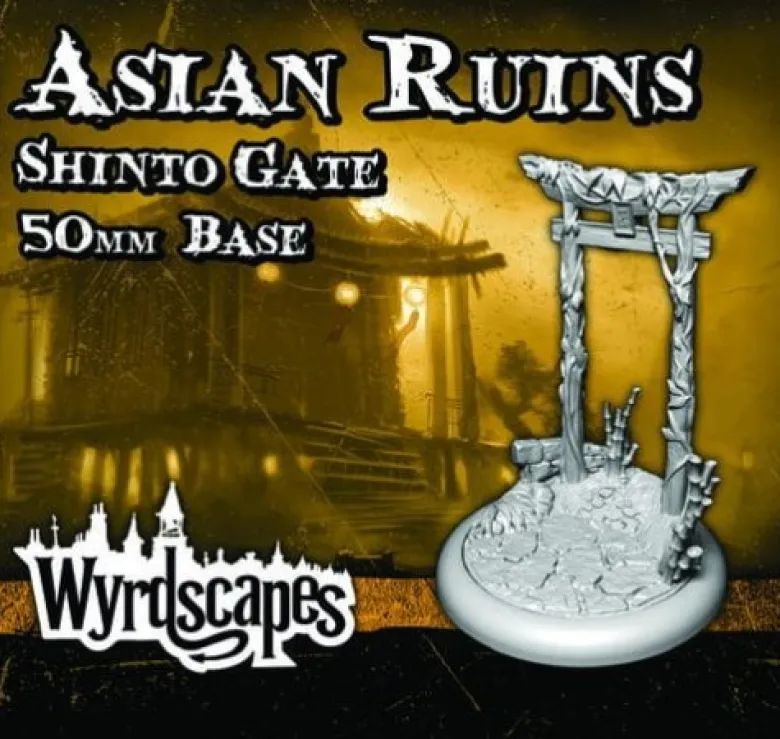 Asian Ruins Shinto Gate 50mm base