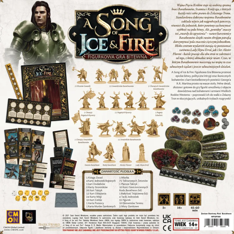 A Song Of Ice & Fire: Baratheon Zestaw Startowy (Baratheon Starter Set) PL