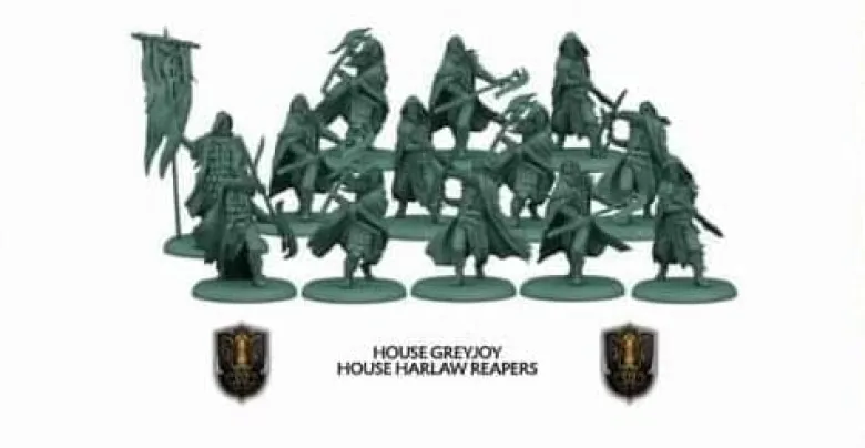 A Song of Ice & Fire: Greyjoy Kosiarze Rodu Harlaw (House Harlaw Reapers) PL