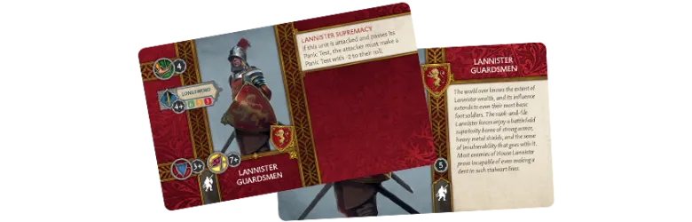 A Song of Ice & Fire: Lannister Guardsmen