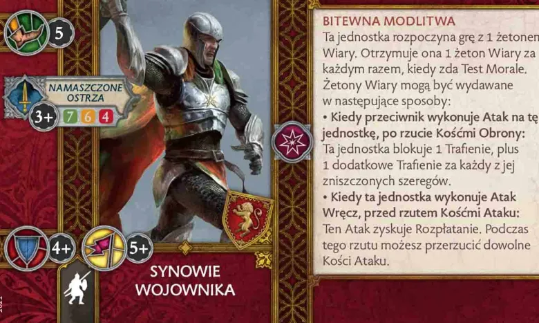 A Song of Ice & Fire: Lannister - Synowie Wojownika (The Warriors Sons) PL