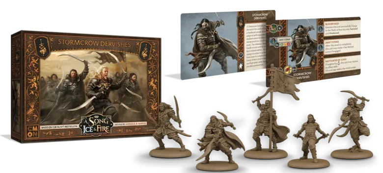 A Song of Ice & Fire: Neutral Derwisze Wron Burzy (Stormcrow Dervishes) PL