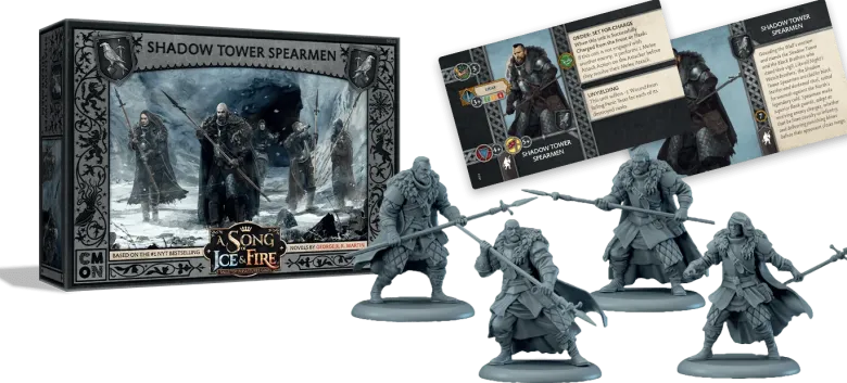 A Song of Ice & Fire: Night's Watch Shadow Tower Spearmen / Włócznicy z Wieży Cieni PL