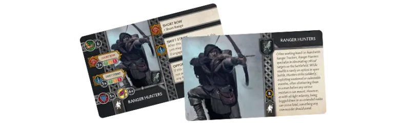 A Song of Ice & Fire: Night's Watch Ranger Hunters PL (Zwiadowcy Tropiciele)