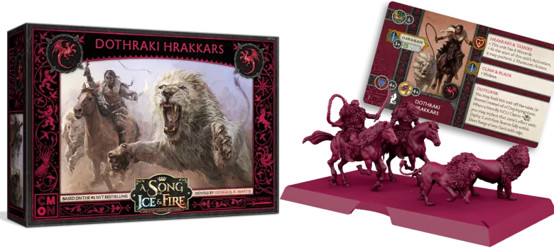 A Song of Ice & Fire: Targaryen Dothrackie Hrakkary (Dothraki Hrakkars) PL