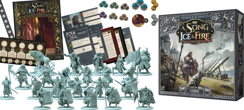 A Song of Ice & Fire: Zestaw Startowy Rodu Starków (Stark Starter Set) PL