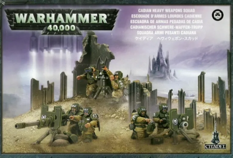Astra Militarum Cadian Heavy Weapon Squad