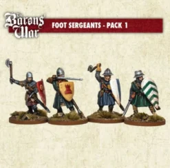 Baron's War: Foot Sergeants with Hand Weapons 1
