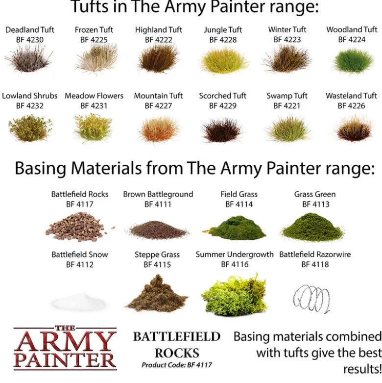 Basing Battlefield Rocks