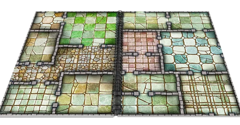 Big Book of Battle Mats - Cells & Shrines