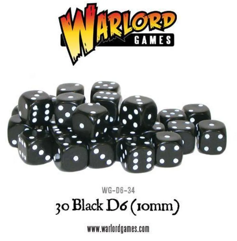 30 Black D6 (10mm)