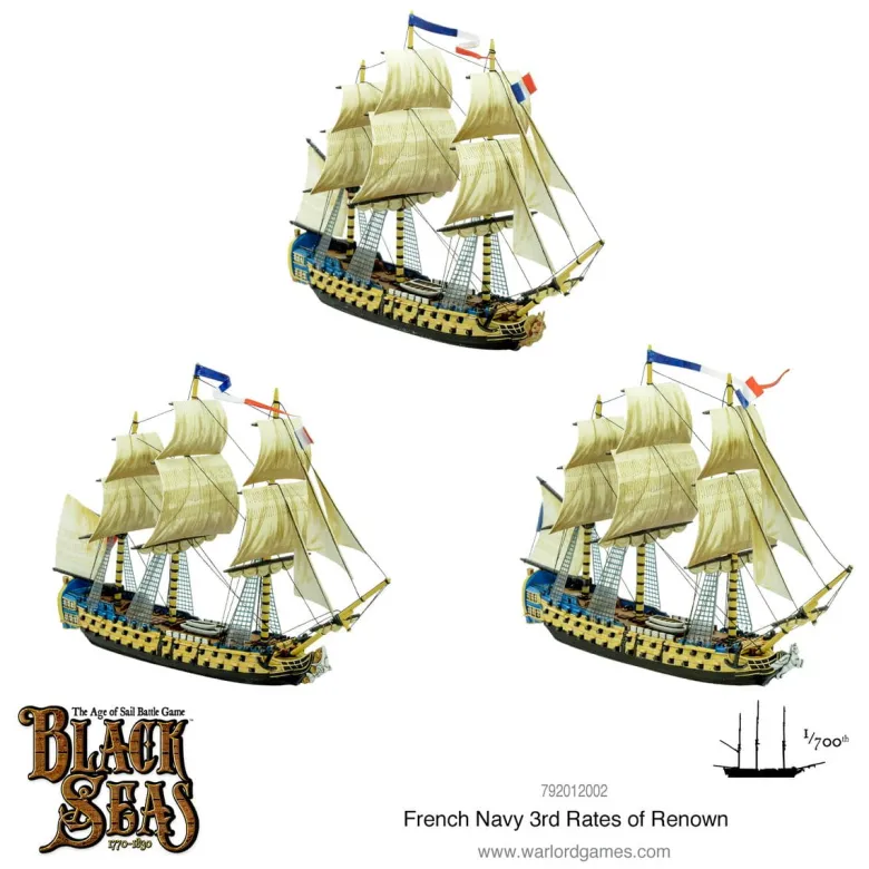 Black Seas: French Navy 3rd Rates of Renown