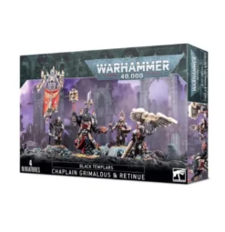 Black Templars: Chaplain Grimaldus and Retinue