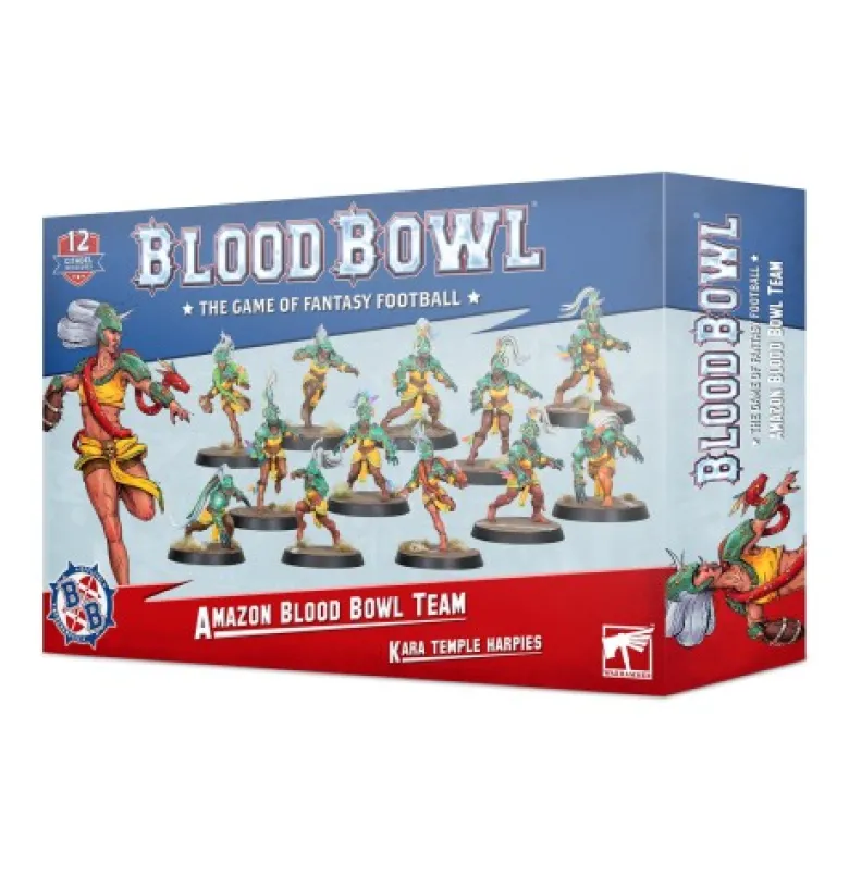 Blood Bowl: Amazon Team Kara Temple Harpies