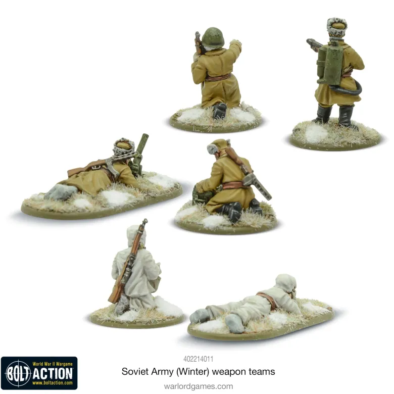 Bolt Acion: Soviet Army (Winter) Weapons Teams