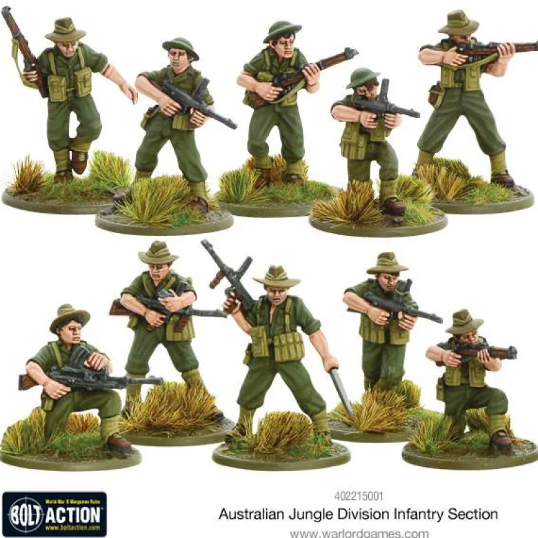 Bolt Action: Australian Jungle Division Infantry Section (Pacific)