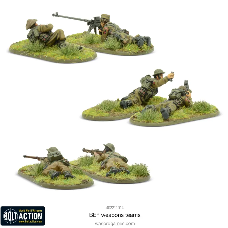 Bolt Action: BEF weapons teams