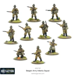 Bolt Action: Belgian Army Infantry Squad