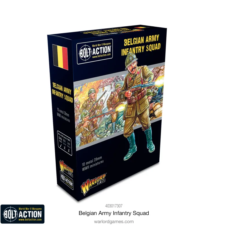 Bolt Action: Belgian Army Infantry Squad