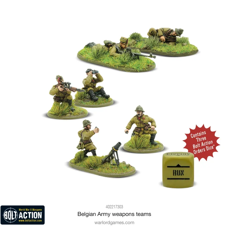 Bolt Action: Belgian Army Weapons Teams
