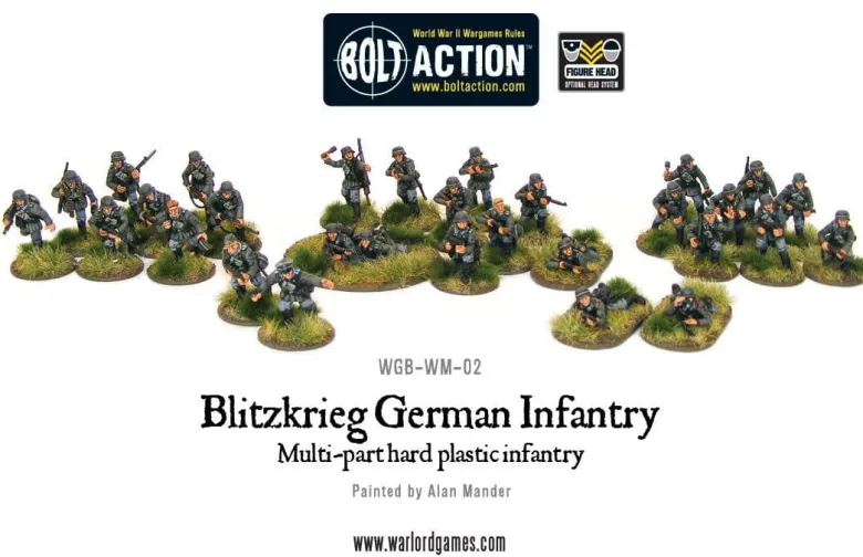 Bolt Action: Blitzkrieg German Infantry plastic boxed set