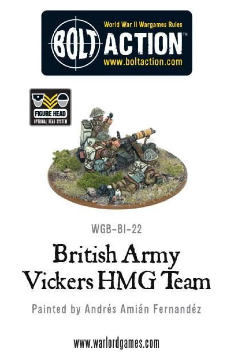 Bolt Action: British Army Vickers MMG Team