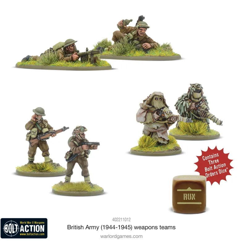 Bolt Action: British Army (1944-45) Weapons Teams