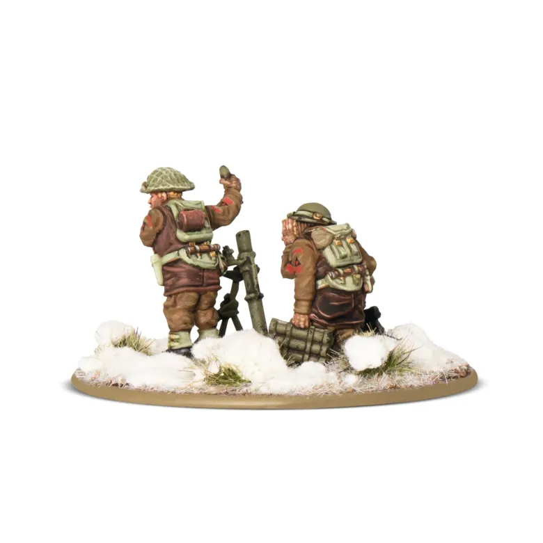 Bolt Action: British & Canadian Infantry (Winter) Medium Mortar Team