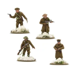 Bolt Action: British & Canadian Infantry (Winter) Platoon Commanders