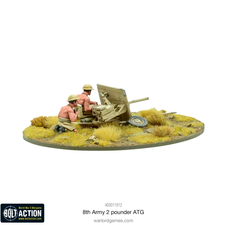 Bolt Action: British 8th Army 2 Pounder ATG
