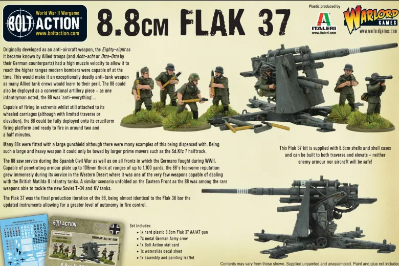 Bolt Action: Flak 37 8.8cm
