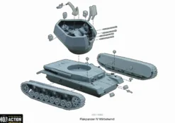 Bolt Action: Flakpanzer IV Wirbelwind (resin)