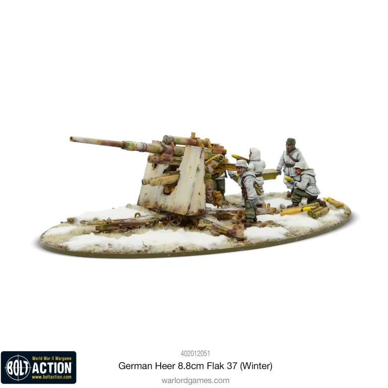 Bolt Action: German Heer 8.8cm Flak 37 (Winter)