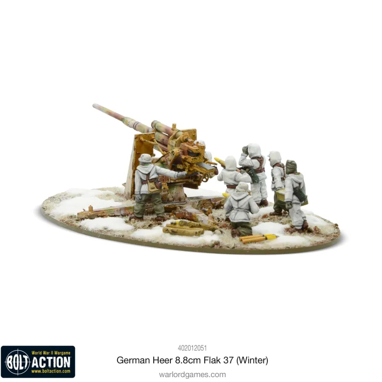 Bolt Action: German Heer 8.8cm Flak 37 (Winter)