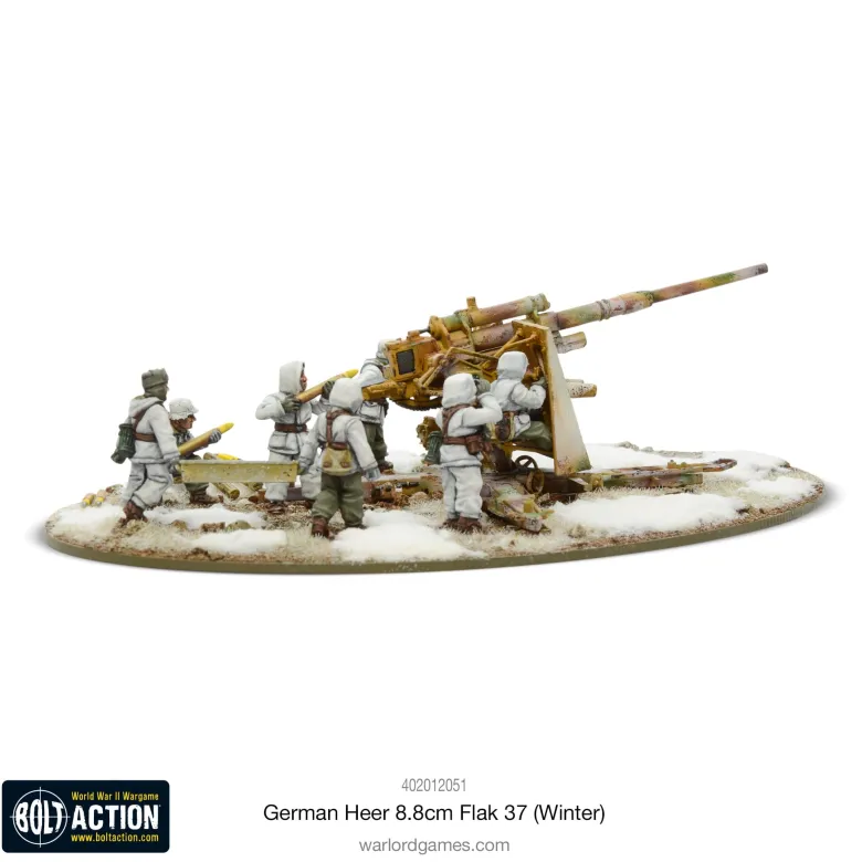 Bolt Action: German Heer 8.8cm Flak 37 (Winter)