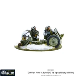 Bolt Action: German Heer 7.5cm leIG 18 Light Artillery (Winter)