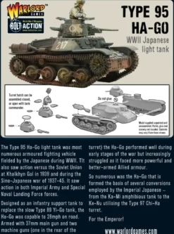 Bolt Action: Japanese Type 95 Ha-Go light tank