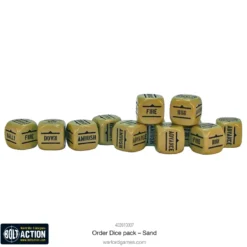 Bolt Action: Orders Dice - Sand
